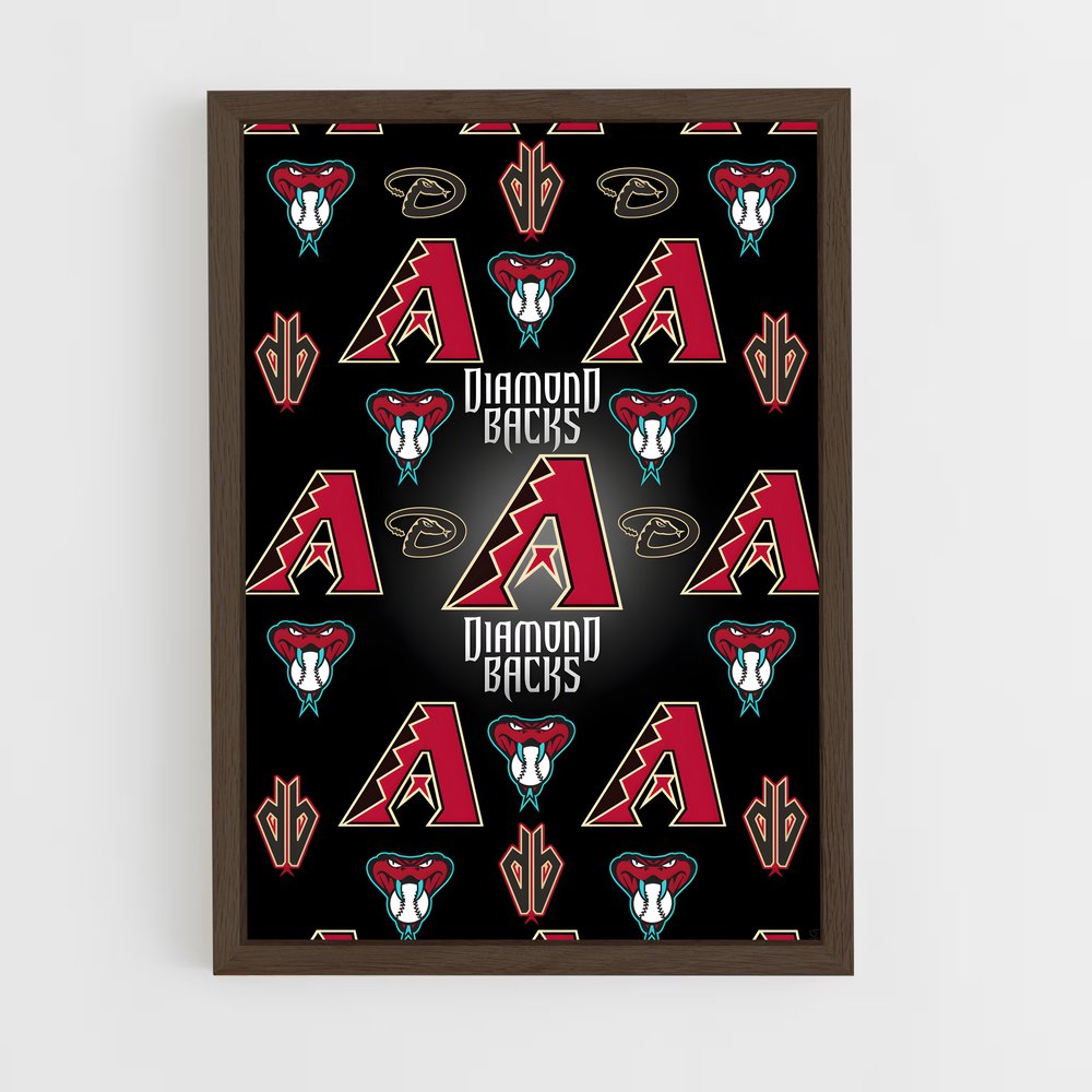 Poster Diamondbacks en Action – affiche Baseball (vue 5)